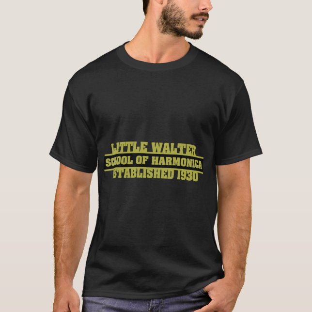 Camiseta Little Walter Harmonica (Anverso)
