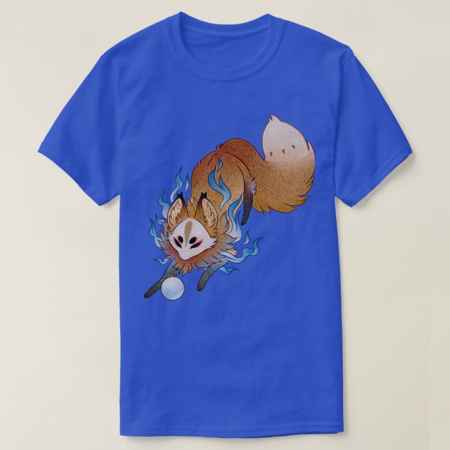 Camiseta Little Wisp TeaKitsune Fox Yokai (Diseño del anverso)