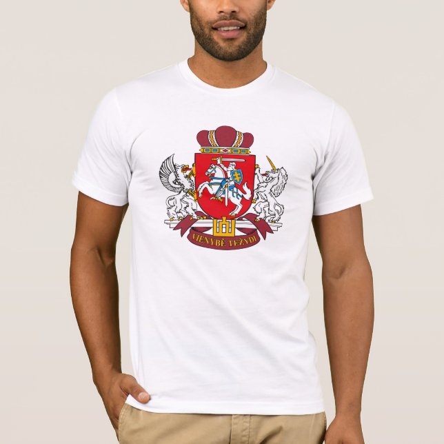 Camiseta lituana del escudo de armas (Anverso)
