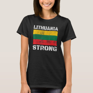 Camiseta Lituania Apoya Bandera Lituana Hombres Mujeres