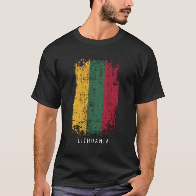 Camiseta Lituania Bandera de Lituania (Anverso)