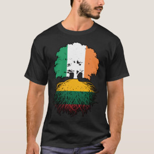 Camiseta Lituania bandera lituana irlandesa de raíces de ár