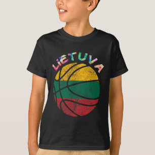 Camiseta Lituania Bysketbyll Tie-dye Lietuva Bysketbyll Li
