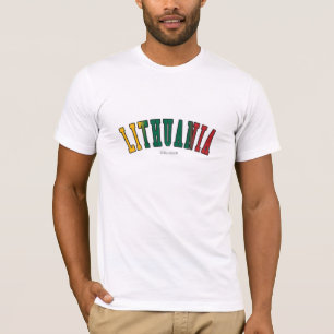 Camiseta Lituania en colores de la bandera nacional