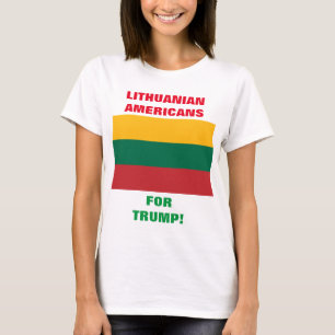 CAMISETA ¡LITUANOS AMERICANOS POR TRUMP!