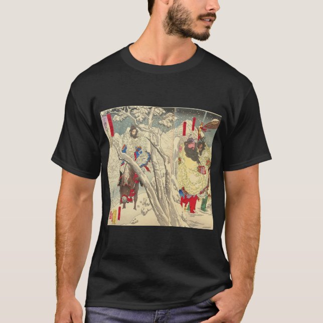Camiseta Liu Bei Zhang Fei Guan Yu Ukiyo-e (Anverso)