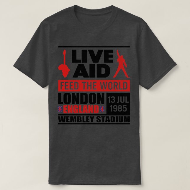 Camiseta Live AID 1985 (Diseño del anverso)