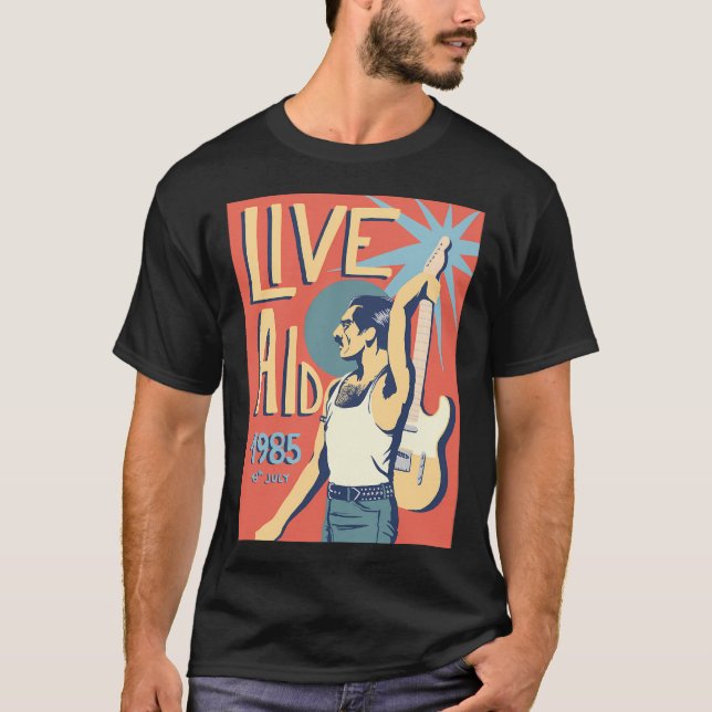 Camiseta Live Aid 1985 Classic (Anverso)