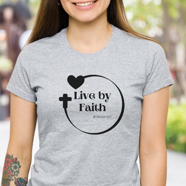 Camiseta Live By Faith (Subido por el creador)