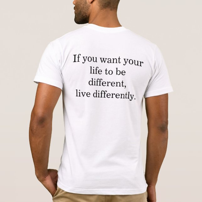 Camiseta Live Differently (Reverso)