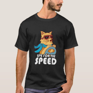 Camiseta Live For the Speed Carreras Cat Motor Race