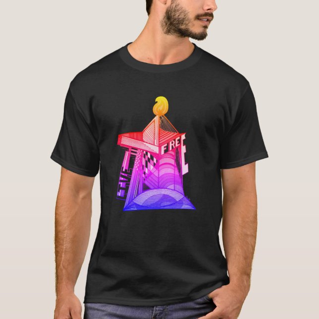 Camiseta Live Free (Anverso)