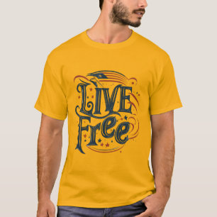 Camiseta LIVE FREE (camiseta clásica)
