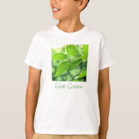 Camiseta 'Live Green' Kids