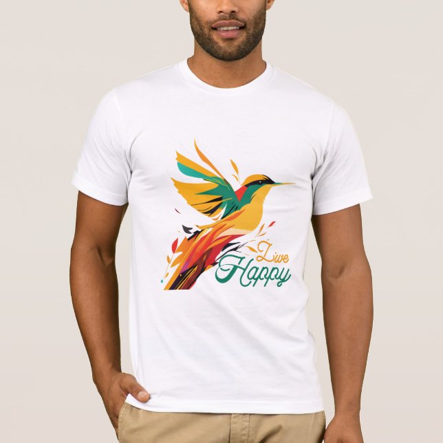 Camiseta Live Happy (Anverso)