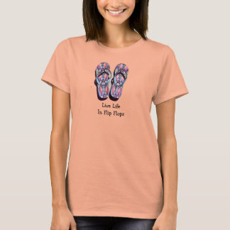 Camiseta Live In Flip Flops