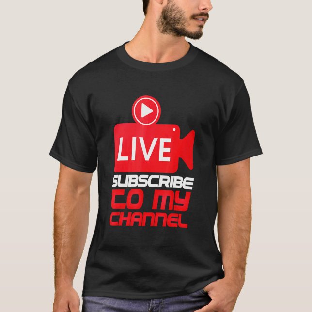 Camiseta Live Irl Streaming Streamer Creador Blogger 1 (Anverso)