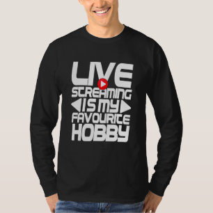 Camiseta Live Irl Streaming Streamer Creador Blogger 1