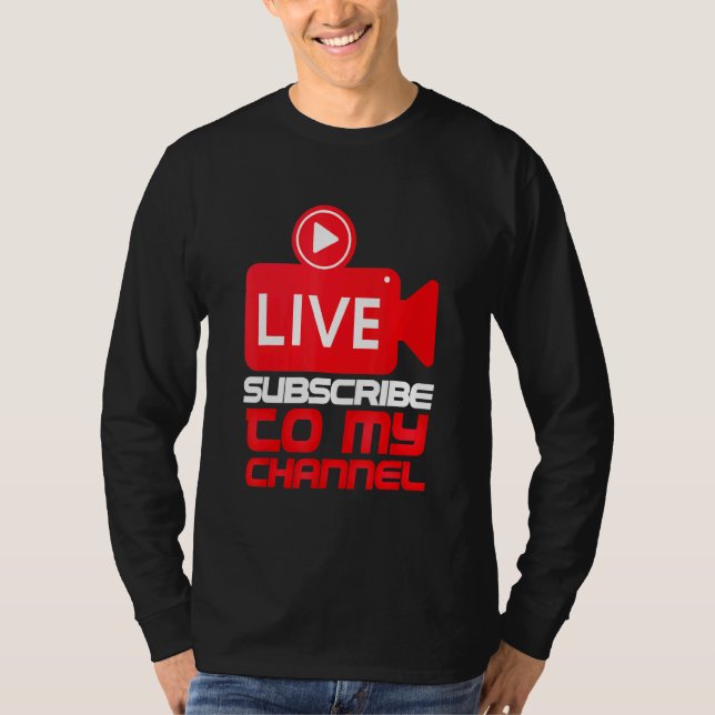 Camiseta Live Irl Streaming Streamer Creador Blogger 1 (Anverso)