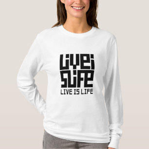 Camiseta Live is life Manga