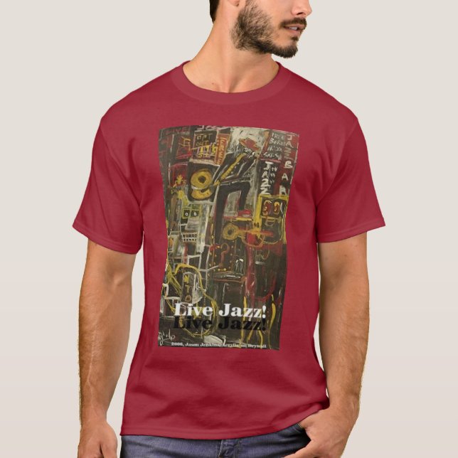 CAMISETA LIVE JAZZ (Anverso)