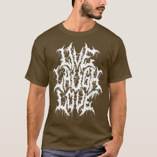 Camiseta Live Lauder Love Black Parody Metalizado Graciosa 