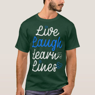 Camiseta Live Laugh Learn Lines