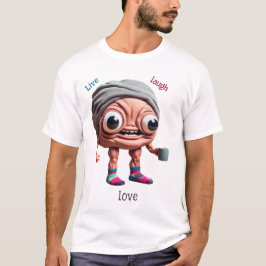 Camiseta Live, Laugh, Love