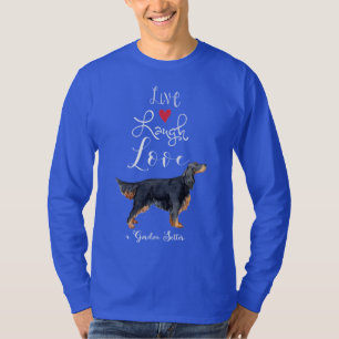 Camiseta Live Laugh Love a Gordon Setter T-Shirt
