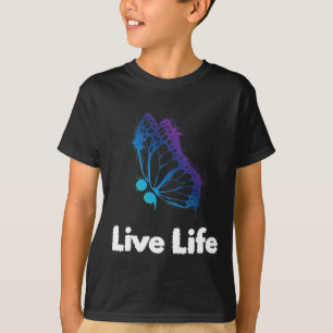Camiseta Live Life Semicolon Aware And Support Suicidio Awa