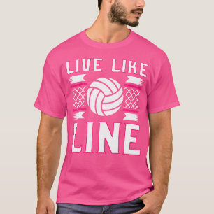 Camiseta Live Like Line Volleyball Voleibol Sports