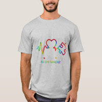 Live Love Accept Autism Awareness Mes Shirt, Hea