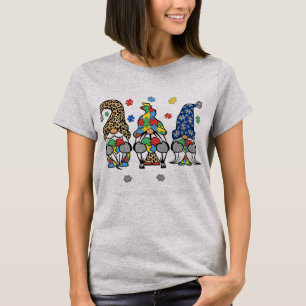 Camiseta Live Love Accept Cute Gnome Autism Awareness Desis