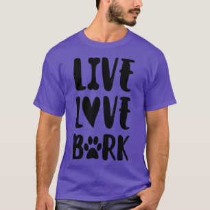 Camiseta Live Love Bark
