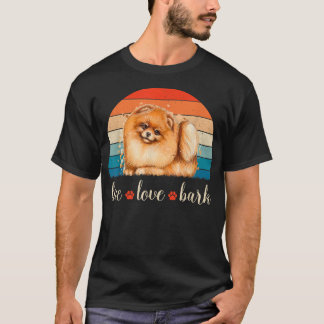 Camiseta Live Love Bark Pomeranian