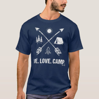 Camiseta Live Love Camp Cross Arrows - Camping Senderismo
