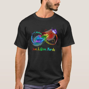 Camiseta Live Love Karate Hippie Martial Arts