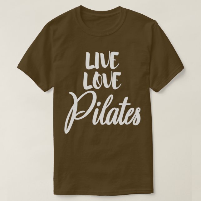 Camiseta Live Love Pilates 2 (Diseño del anverso)