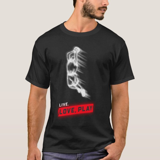 Camiseta Live Love Play (Anverso)