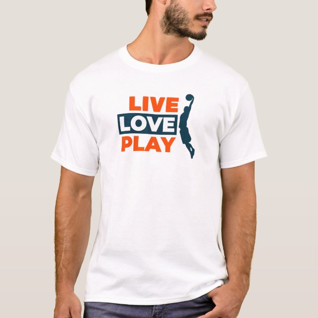 Camiseta Live Love Play (Anverso)