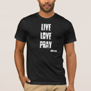 Camiseta Live Love Pray Personalizar