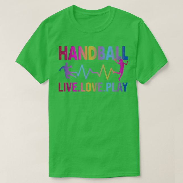 Camiseta Live Love Sport Handball (Diseño del anverso)