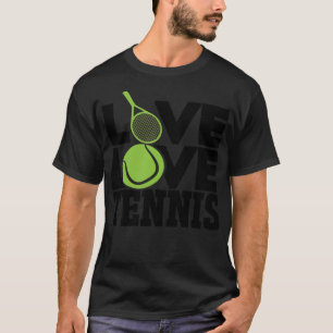 Camiseta Live Love Tennis regalo de básquetbol de 90
