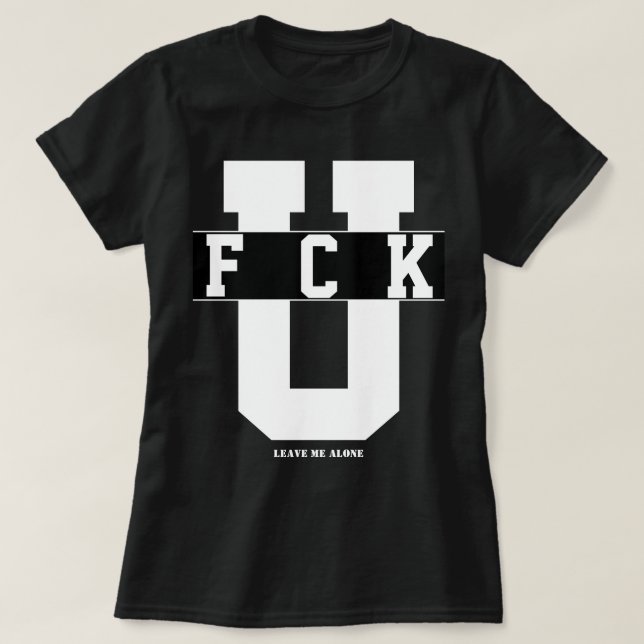 CAMISETA LIVE ME ALONE (Diseño del anverso)