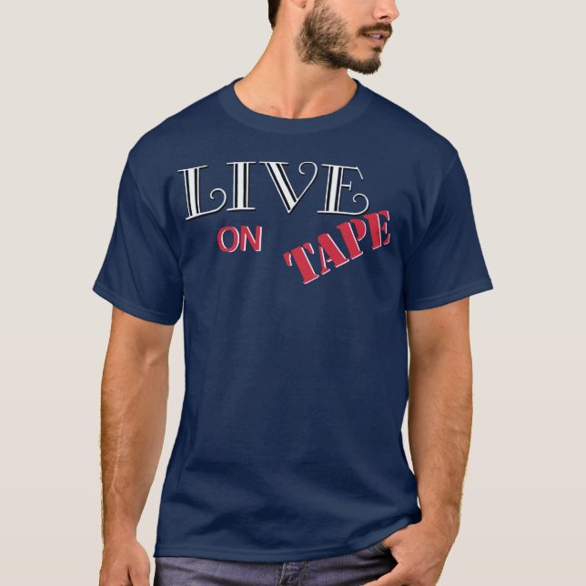 Camiseta Live on Tape Logo Shirt versión 1 (Anverso)