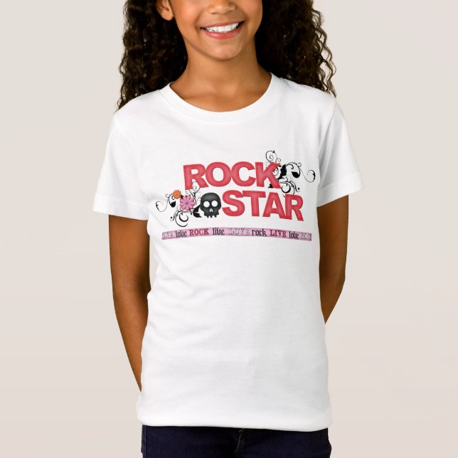 Camiseta Live Rock Star Baby Doll Blouse (Anverso)