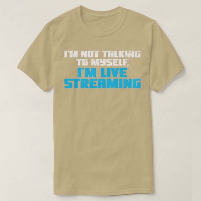 Camiseta Live Streaming Live Stream (Diseño del anverso)