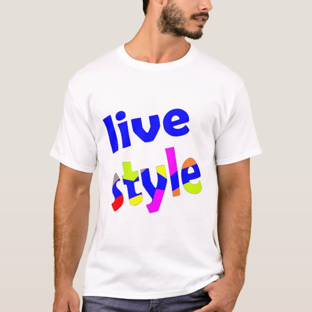 Camiseta live style (Anverso)