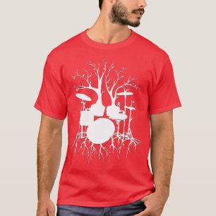 Camiseta Live the Beat Drum Drummer regalo para músico