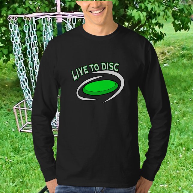 Camiseta Live to Disk, Disk Golfing (Subido por el creador)